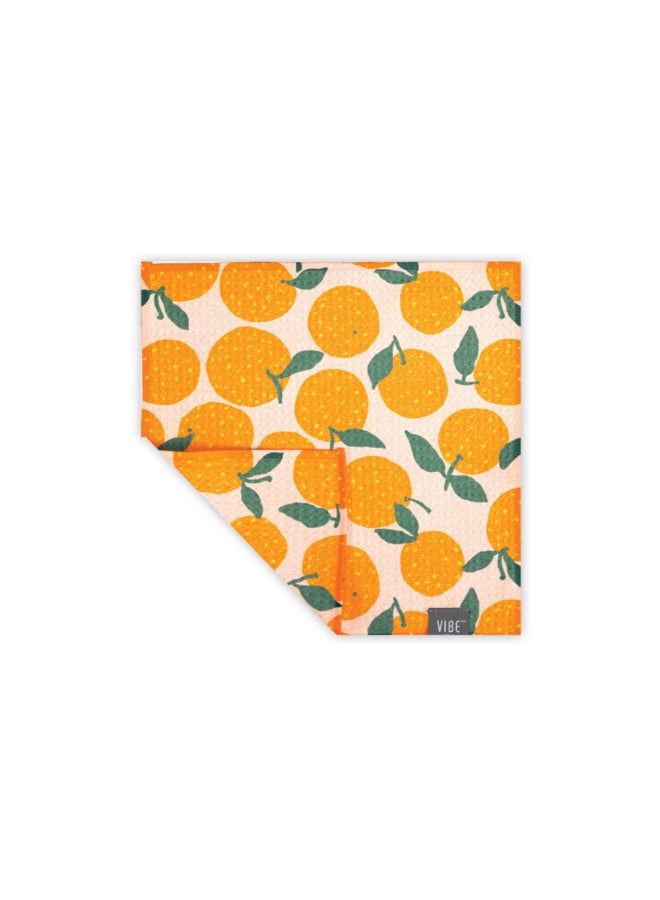 Mukitchen 3-Piece Citrus Vibe Dish Cloth Set Multicolour 10 x 10 Inch 6673-2509 - Image 4